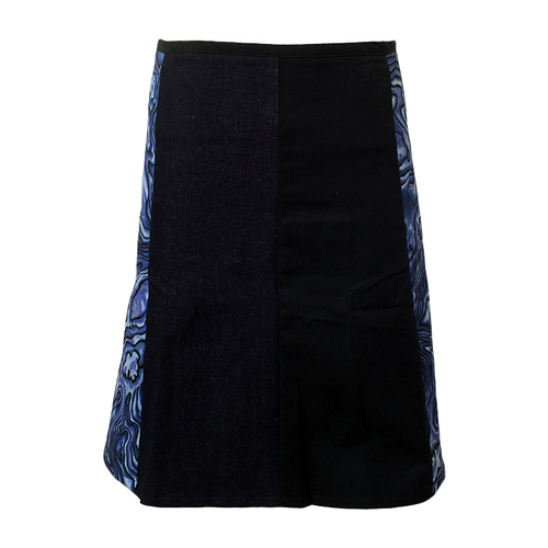 Cotton Twill Panel Skirt 