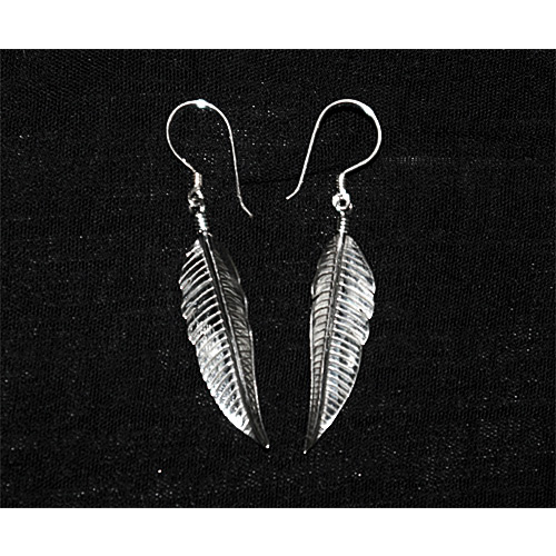 Feather Sterling Earring