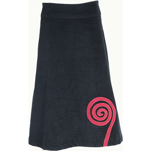 Cord Spiral Skirt