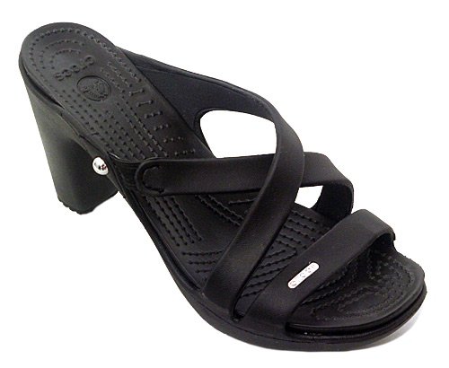 Crocs cyprus deals iv heel black