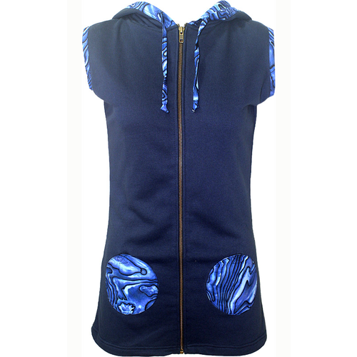 Paua Hooded Vest