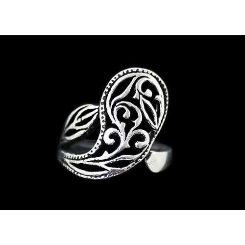 Sterling Silver Paisley Ring