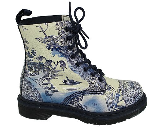 doc martens willow pattern