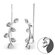 Sterling Sliver Vine Ear Pin