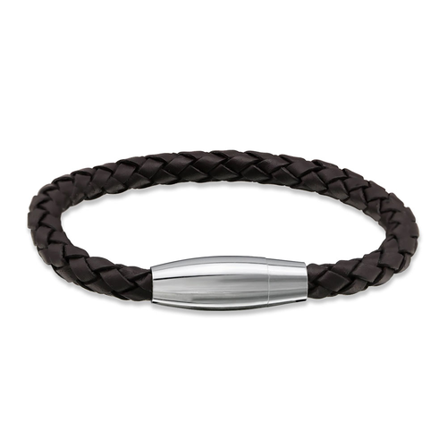 Steel & Leather Bracelet