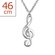 Treble Clef Necklace