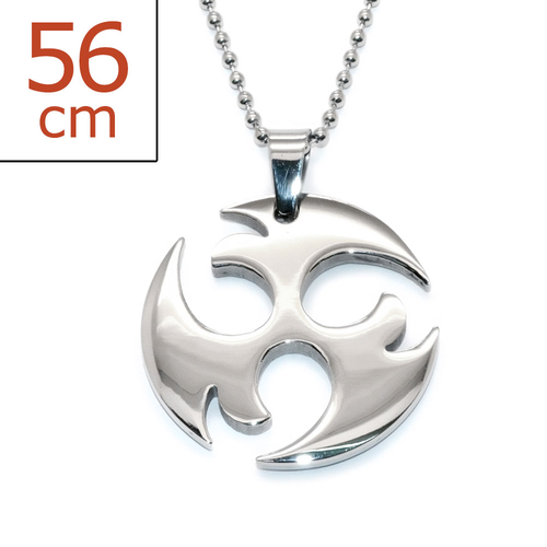 Surgical Steel Throwing Star Necklace JewelleryNecklaces Mariposa