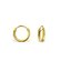 8mm Gold Hoops