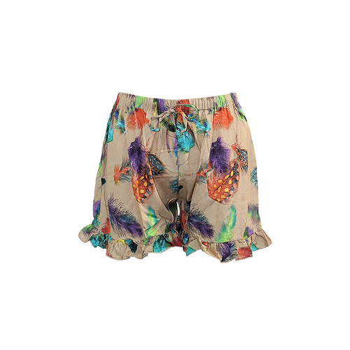 Feather Frilled Shorts