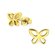 Gold Butterfly Studs