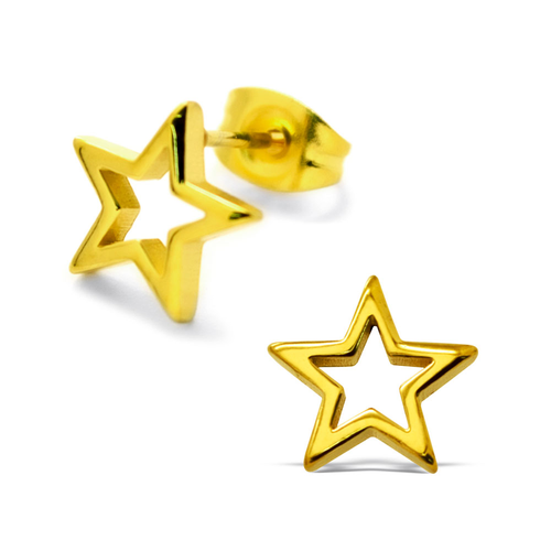 Gold Star Studs