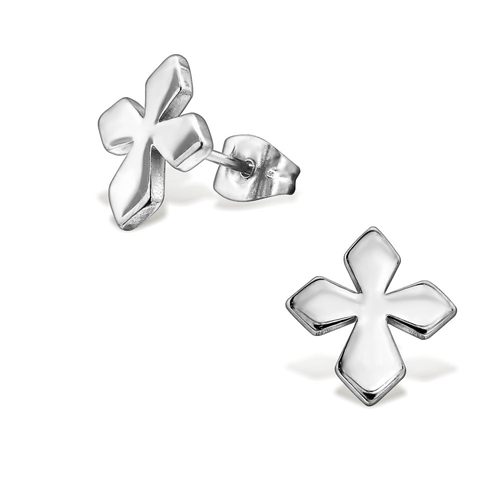 Surgical Steel Cross Studs