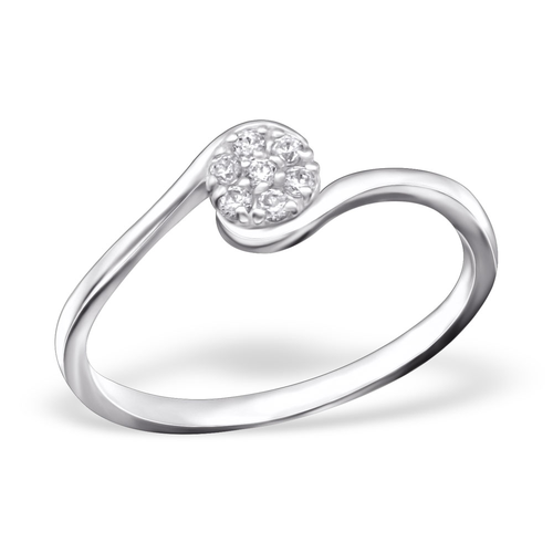 Sterling Silver Cubic Zirconia Ring