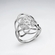 Sterling Flower of life Ring