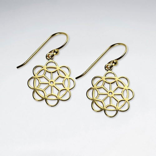 18k Gold plated Intrique Earrings