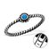 Sterling Silver Opal Midi Ring