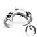 Sterling Dolphin Toe Ring