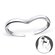 Sterling Silver V Toe Ring