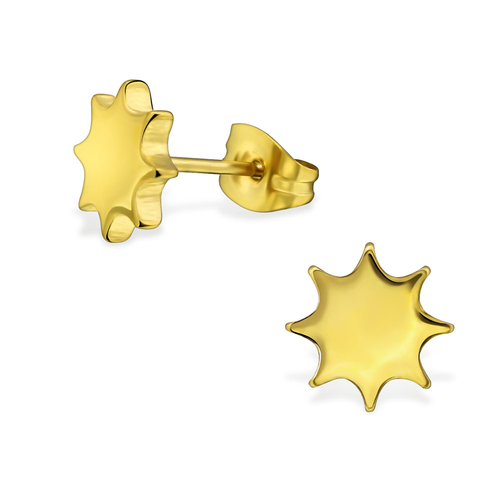 Surgical Steel Gold Plated Studs