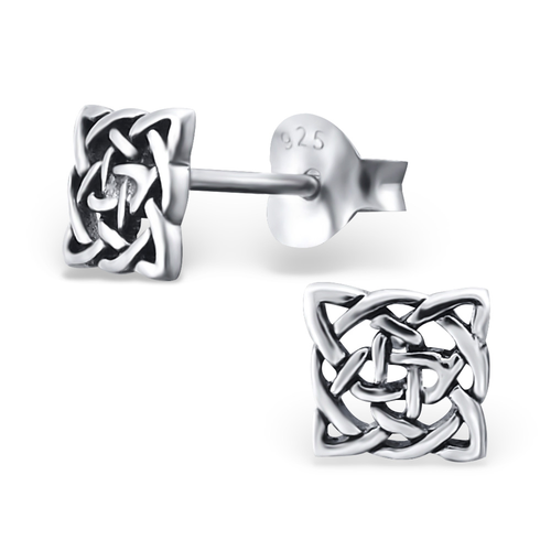 Sterling Celtic Knot Studs