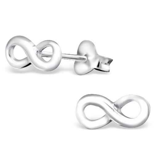 Sterling Silver Infinity Studs