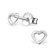 Sterling Silver Heart Studs
