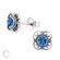 Sterling & Crystal Studs