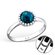 Sterling Silver Opal Midi Ring