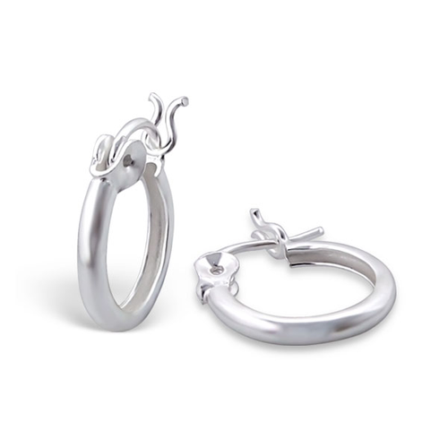 Sterling Silver 12mm Hoops