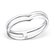Silver Plated Sterling Silver Double Point Ring
