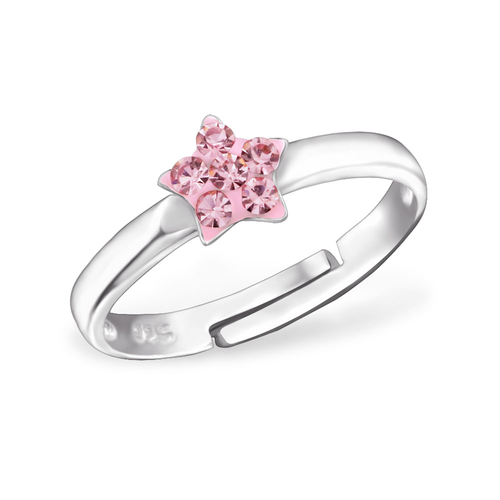 Silver Plated Sterling Silver Children's Star Ring - Jewellery-Rings ...
