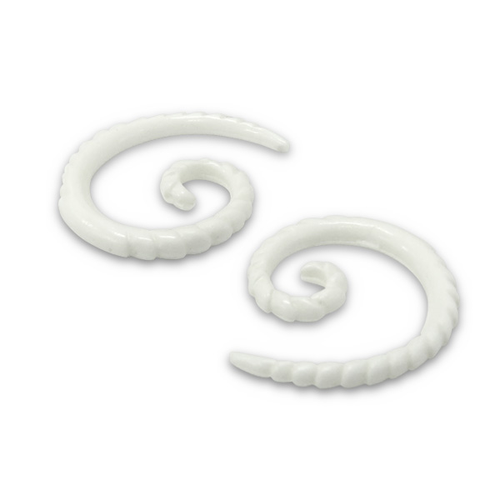 Cream Acrylic Spiral Expander