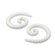 Cream Acrylic Spiral Expander