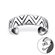 Sterling Silver Chevron Pattern Ear Cuff