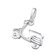 Silver Plated Sterling Silver Vespa Charm