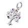 Silver Plated Sterling Silver Tree of Life Charm