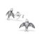 Sterling Silver Swallow Studs