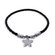 Surgical Steel and Leather Braid Star Bracelet