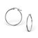 Surgical Steel 30mm Hoops