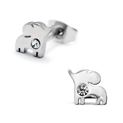 Surgical Steel Elephant Studs