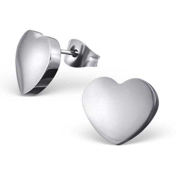 heart studs for clothing