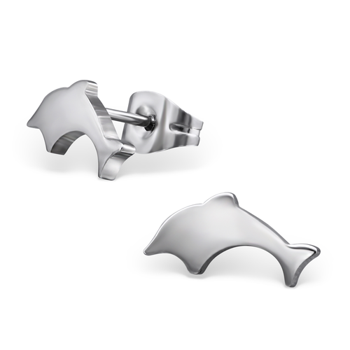 Surgical Steel Dolphin Studs