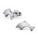 Surgical Steel Dolphin Studs