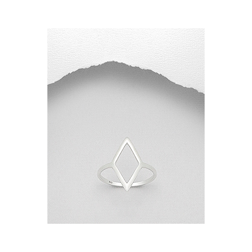 Sterling Silver Geometric Ring