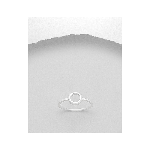 Sterling Silver Circle Ring