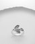 Sterling Silver Leaves Ring