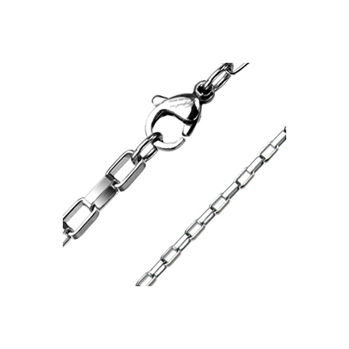 Stainless Steel Square Link 55cm Chain 