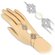 Rhodium-Plated Brass Slave Bracelet