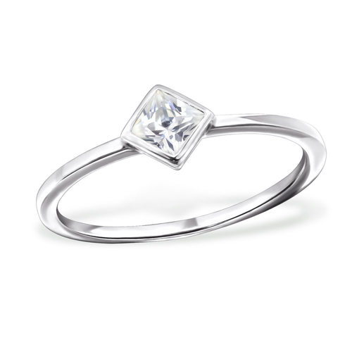 Sterling Silver & Cubic Zirconia Ring