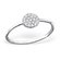 Sterling Silver & Pave Cubic Zirconia Ring